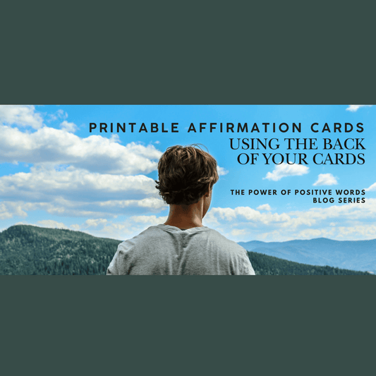 What to Write on the Back of an Affirmation Card