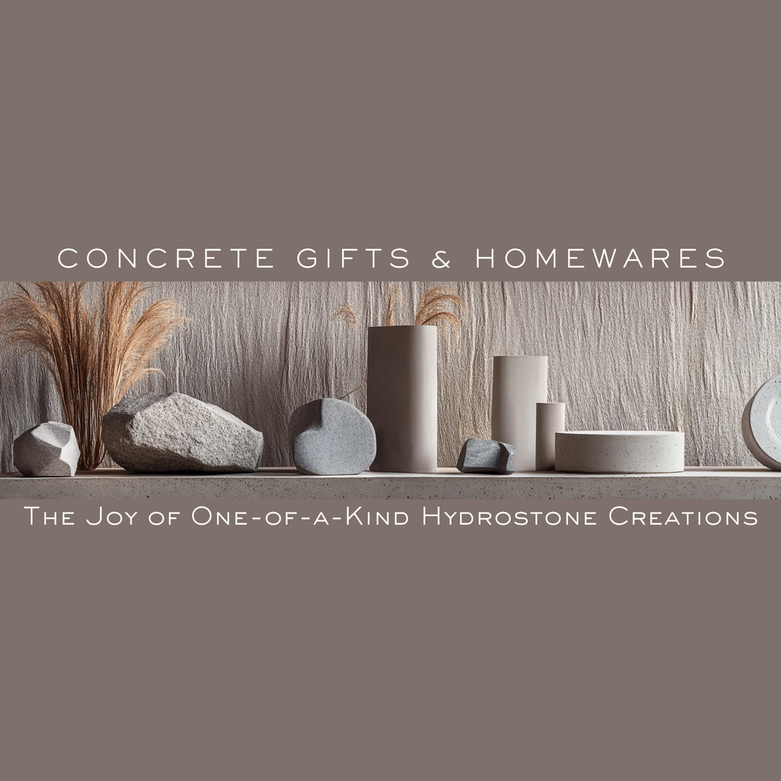 Concrete Gifts & Homewares: One-of-a-Kind Hydrostone Creations