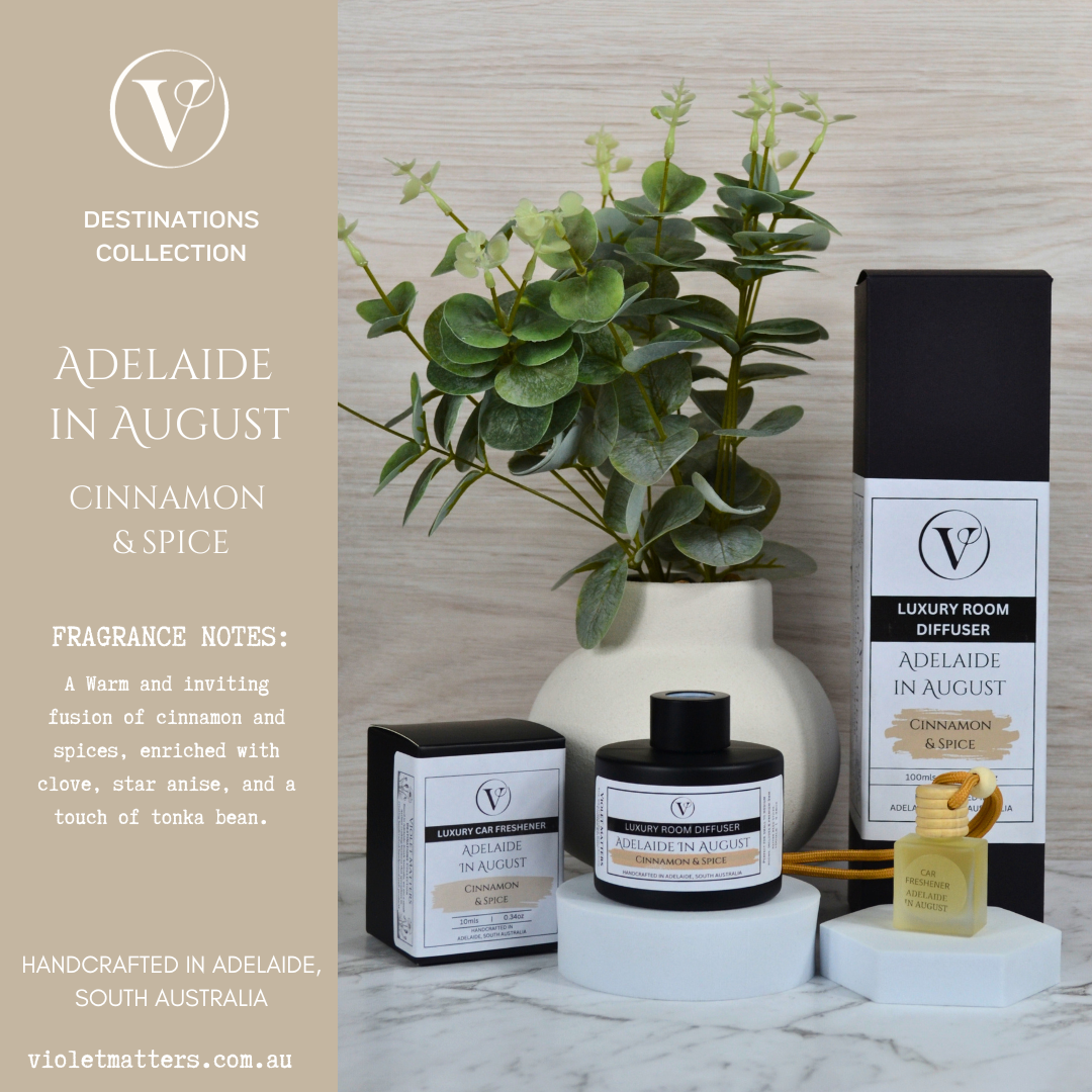 Adelaide in August - Cinnamon & Spice Luxury Room Diffuser