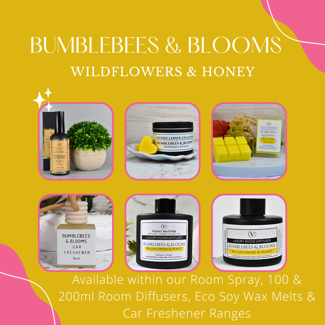 Bumblebees & Blooms: Wildflowers & Honey - Eco Soy Wax Melt