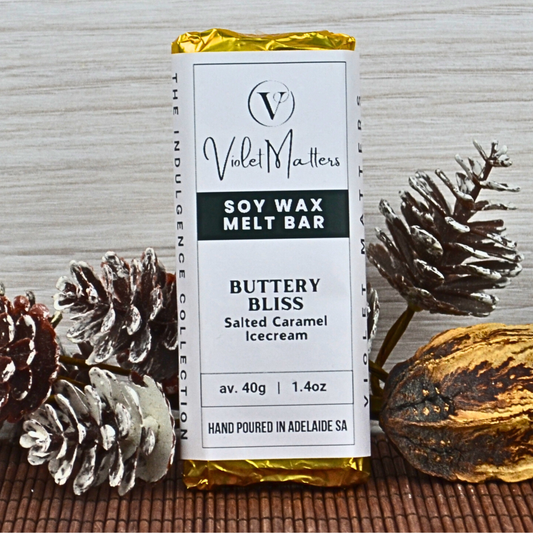 Buttery Bliss: Salted Caramel Icecream - Eco Soy Wax Melt Bar