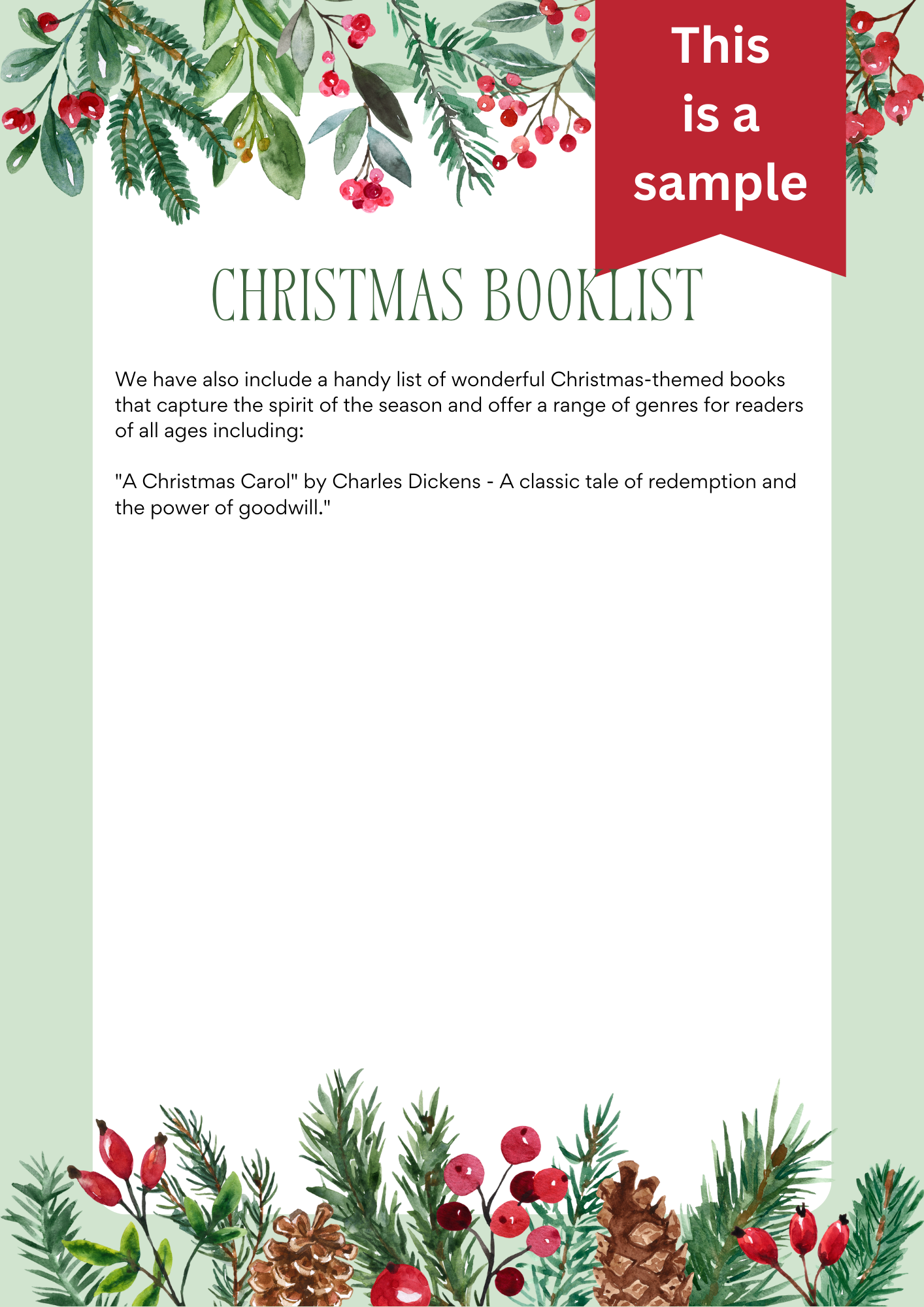 Digital Printable Advent Calendar For Introverts