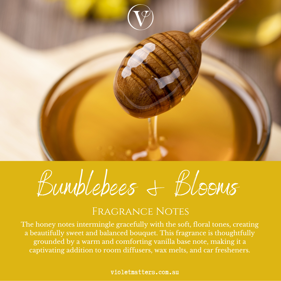 Bumblebees & Blooms - Wildflowers & Honey Luxury Room Diffuser