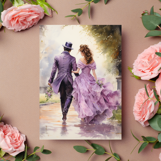Beautiful A5 Card for Special Occasions - Watercolor Printable Card