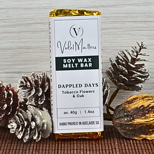 Dappled Days: Tobacco Flowers & Oak - Eco Soy Wax Melt Bar