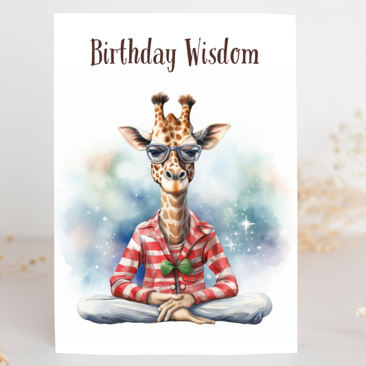 Birthday Blank Card - Printable A5 Card