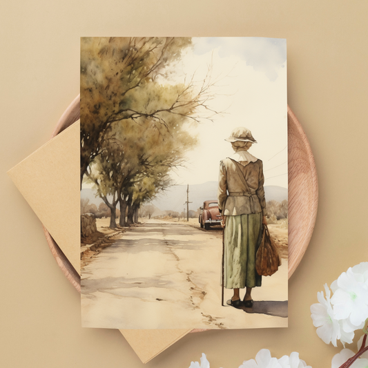 Beautiful Blank Card - A5 Printable Card