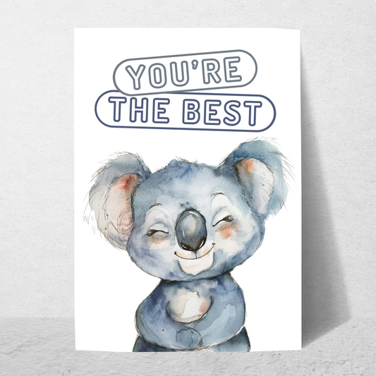 Sweet Blank A5 Printable Thank You Card