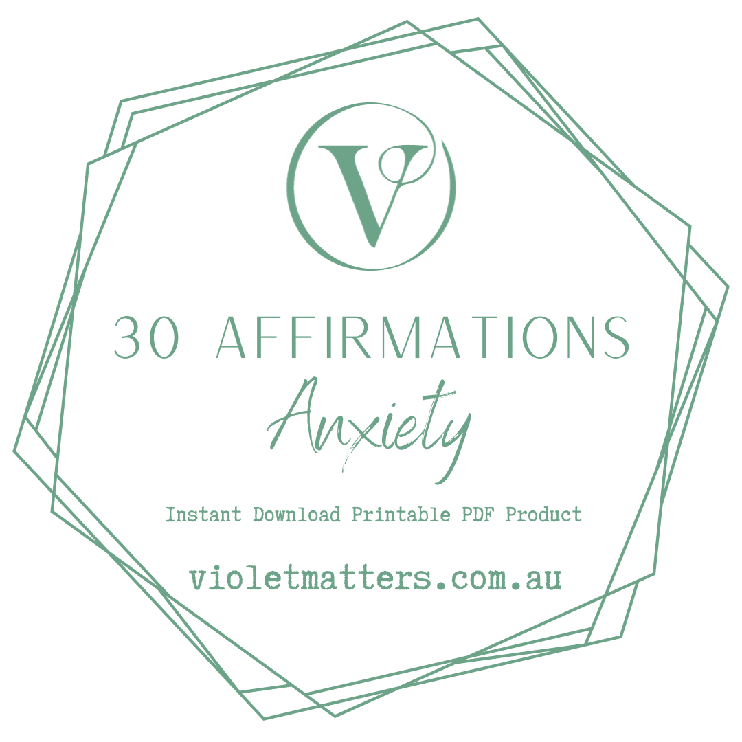 Printable Affirmation Card Set - Digital Download PDF - Anxiety, Cultivate Calmness & Positivity