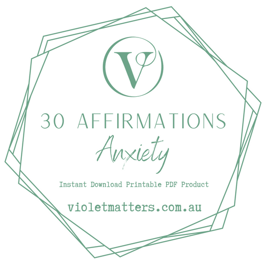 Printable Affirmation Card Set - Digital Download PDF - Anxiety, Cultivate Calmness & Positivity