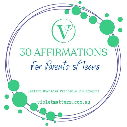 Printable Affirmation Card Set - Digital Download PDF - For Parent of Teenagers