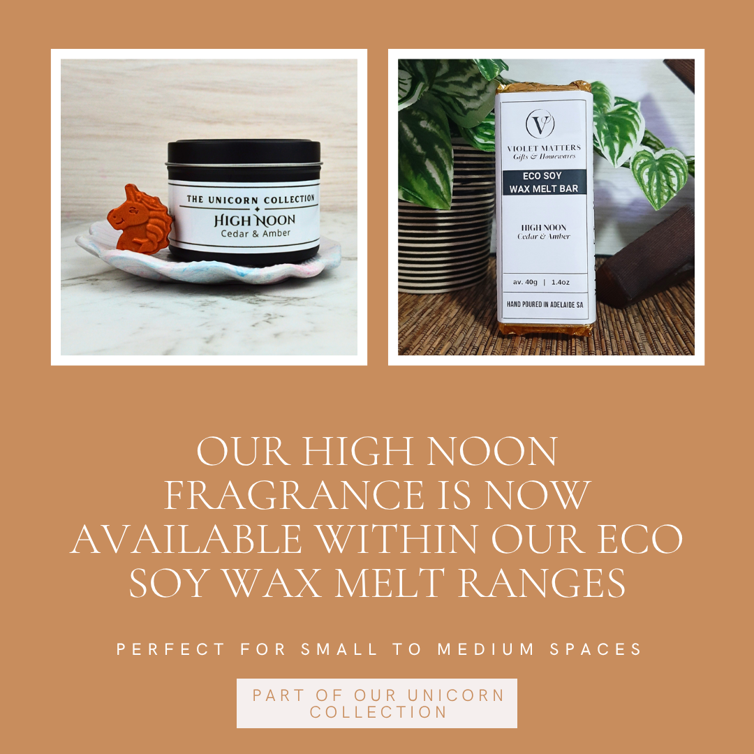 High Noon: Cedar & Amber - Eco Soy Wax Melt Tin