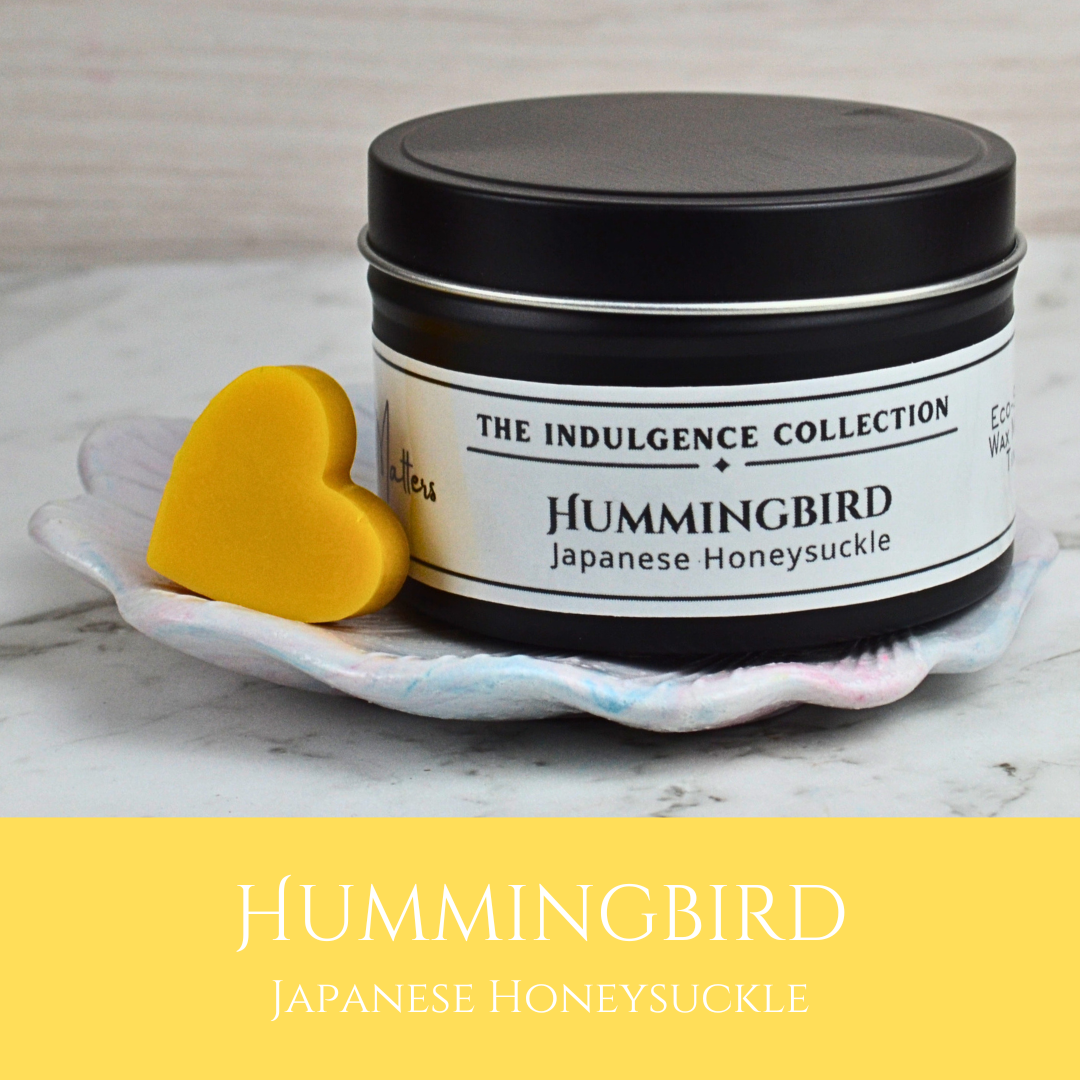 Hummingbird: Japanese Honeysuckle - Eco Soy Wax Melt Tin