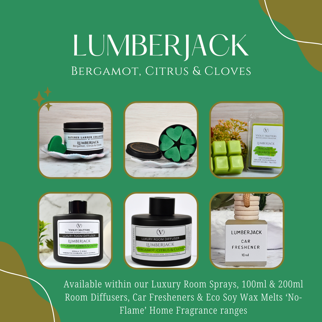 Lumberjack: Bergamot, Citrus & Cloves - 200ml Room Diffuser