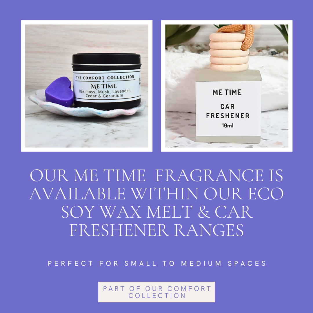 Me Time: Musk, Lavender, Geranium & Cedar - Eco Soy Wax Melt Tin