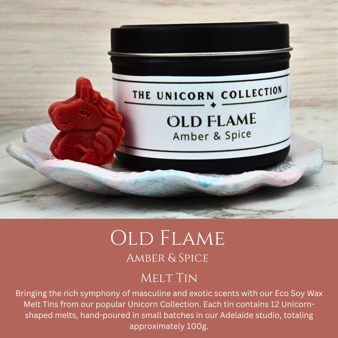 Old Flame: Amber & Spice - Eco Soy Wax Melt Tin