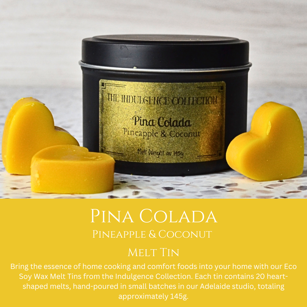 Pina Colada: Pineapple & Coconut - Eco Soy Wax Melt Tin