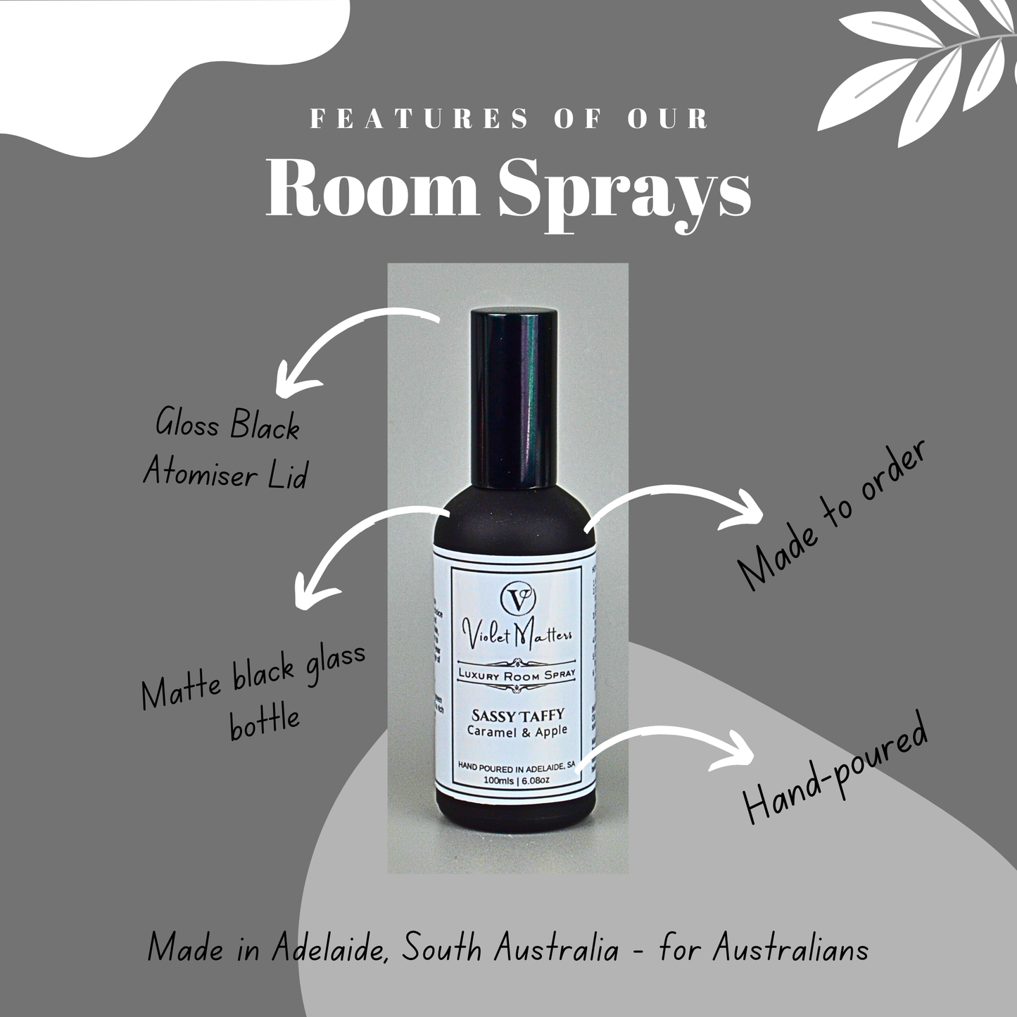 Sassy Taffy: Caramel and Apple - 100ml Room Spray
