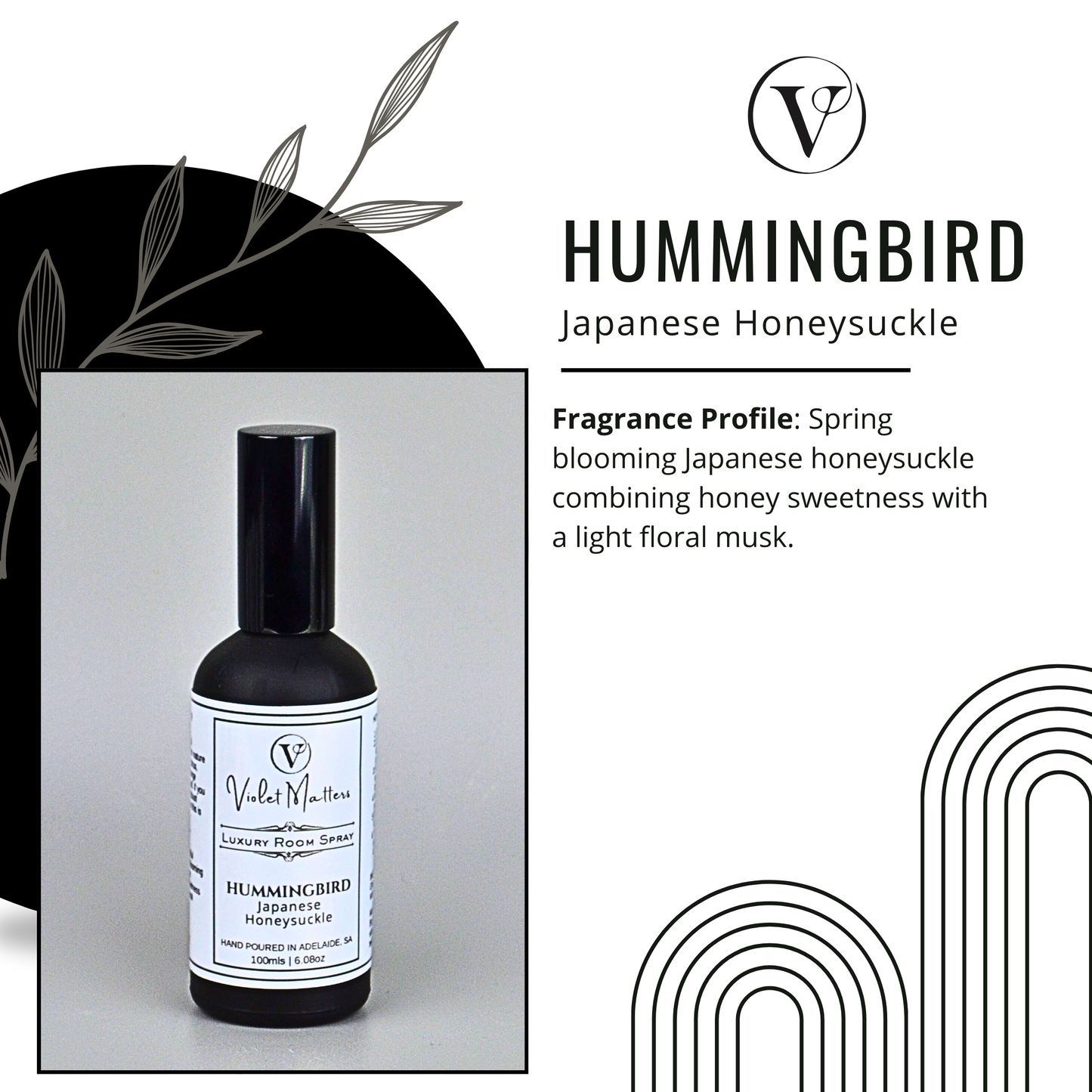 Hummingbird: Japanese Honeysuckle - 100ml Room Spray