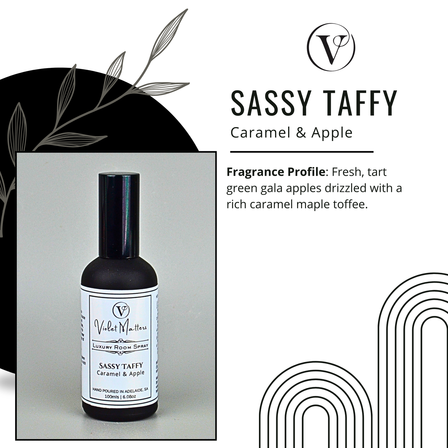 Sassy Taffy: Caramel and Apple - 100ml Room Spray