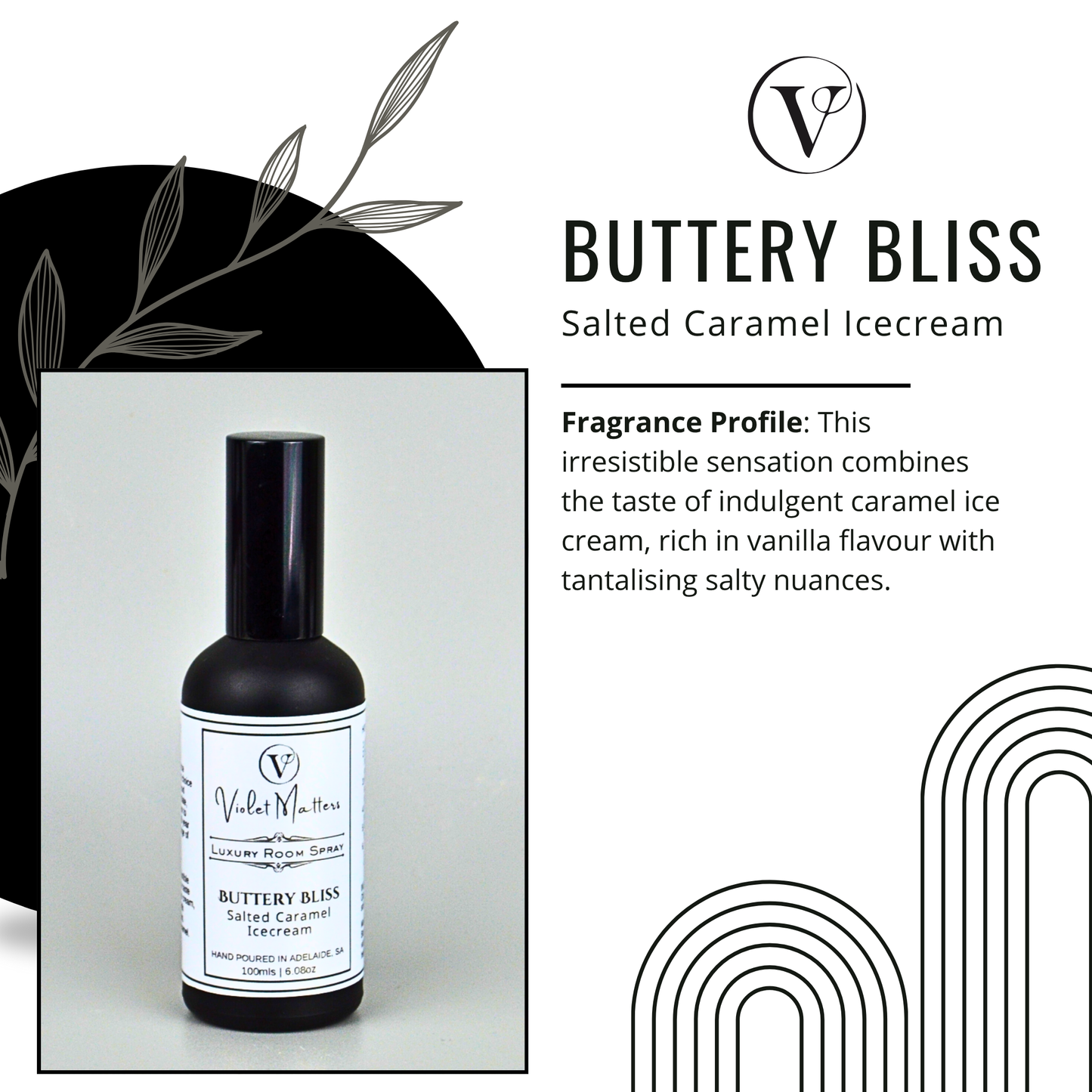 Buttery Bliss: Salted Caramel Icecream - 100ml Room Spray
