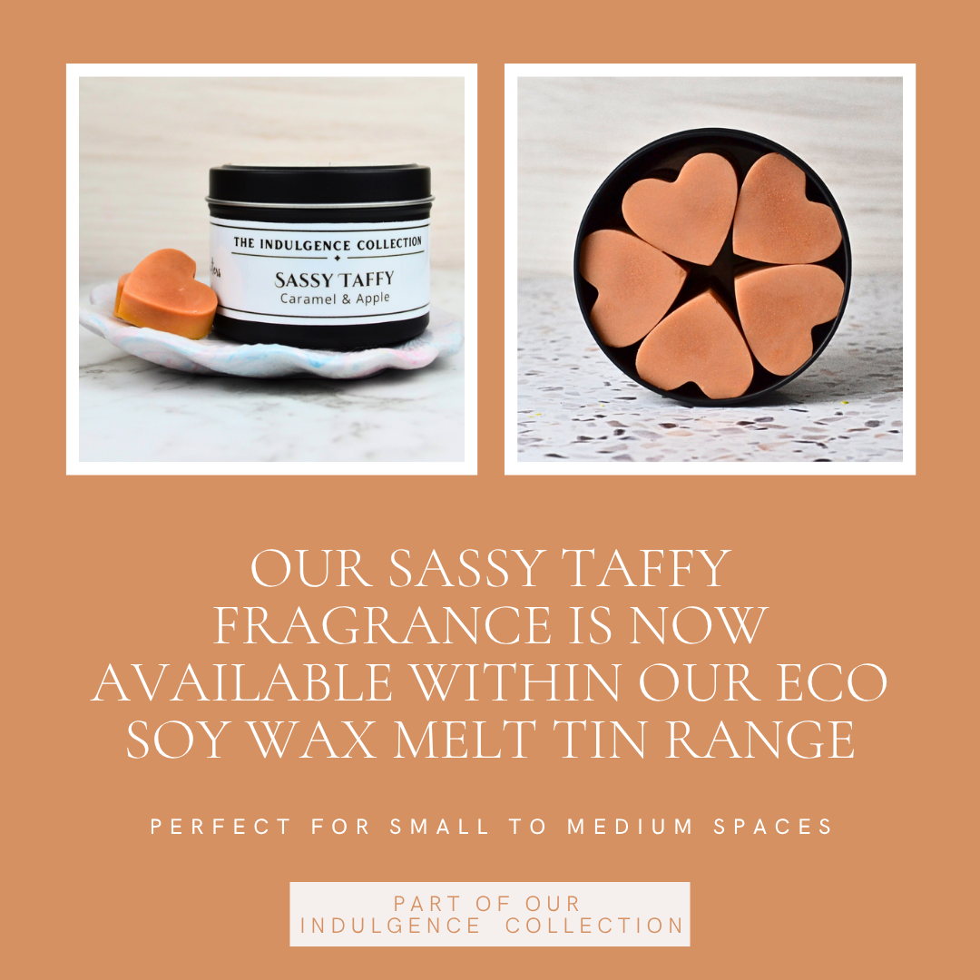 Sassy Taffy: Caramel & Apple - Eco Soy Wax Melt Tin