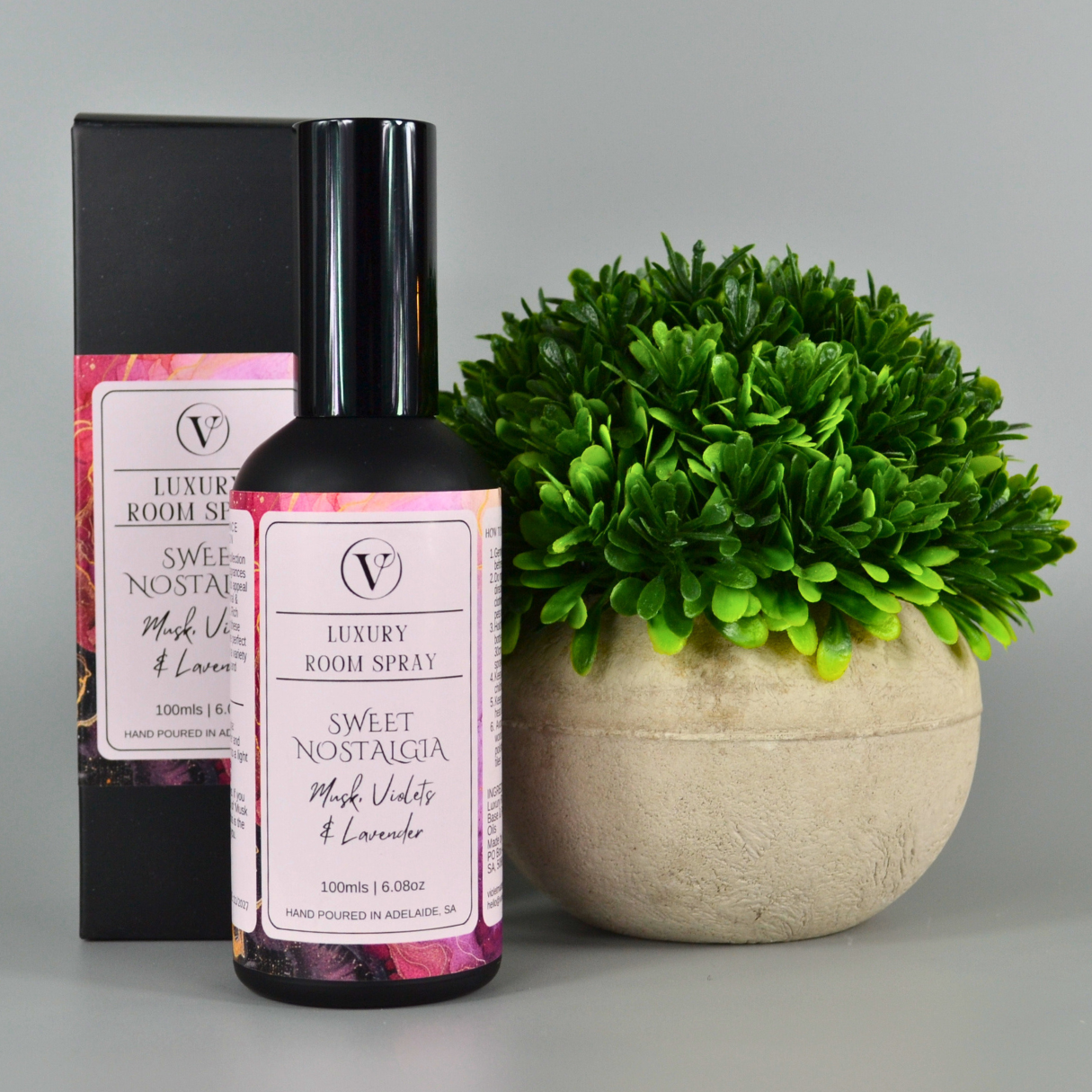 Sweet Nostalgia: Musk, Violets & Lavender - 100ml Room Spray