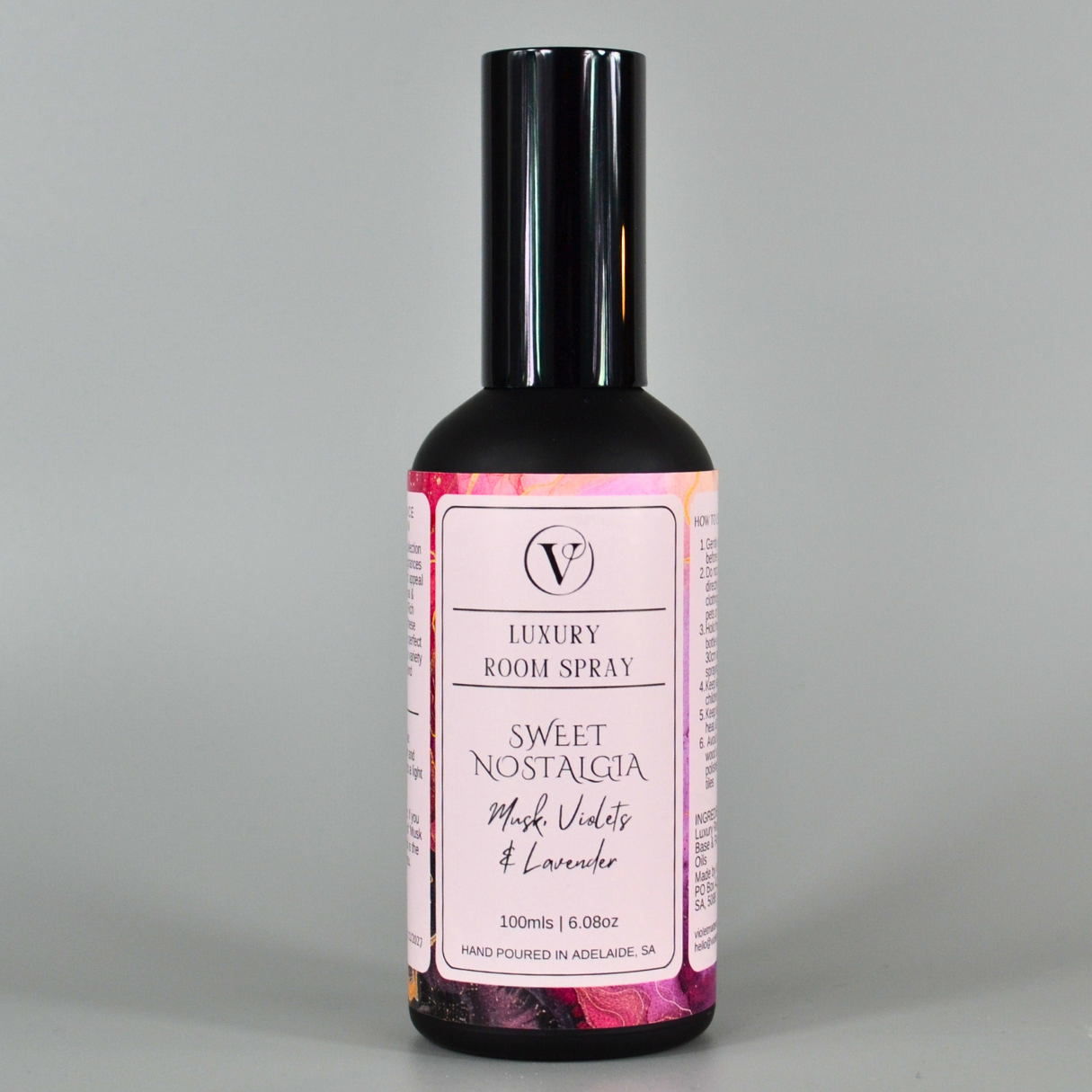Sweet Nostalgia: Musk, Violets & Lavender - 100ml Room Spray