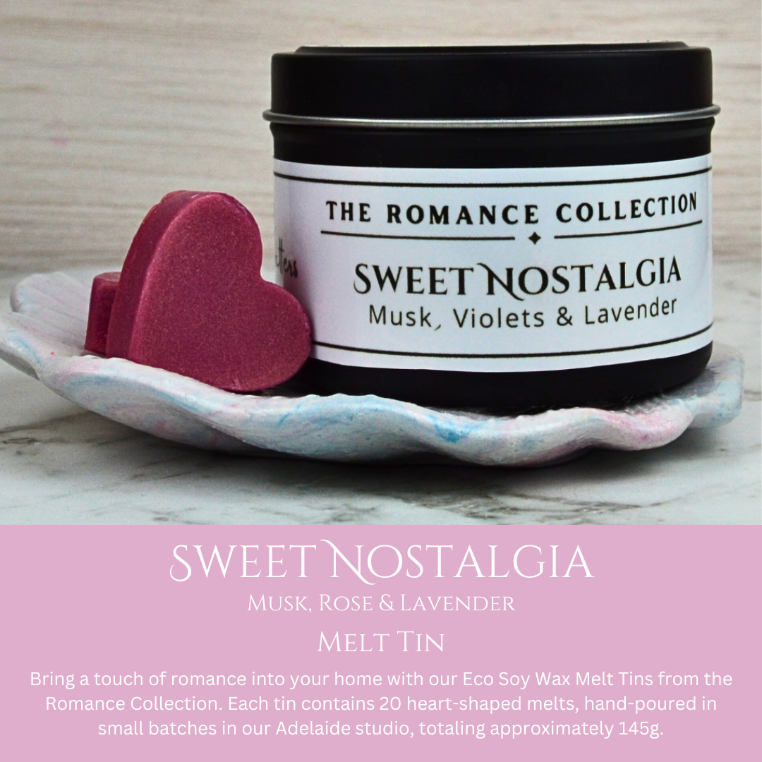 Sweet Nostalgia: Musk, Violets & Lavender - Eco Soy Wax Melt Tin