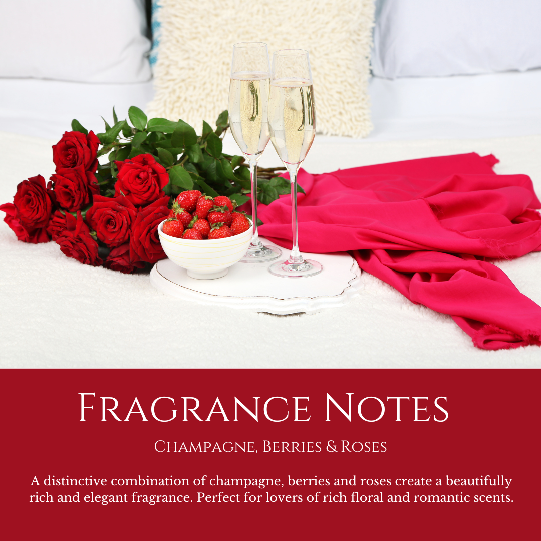 Tangos & Tiaras: Champagne & Strawberries - Eco Soy Wax Melt Tin