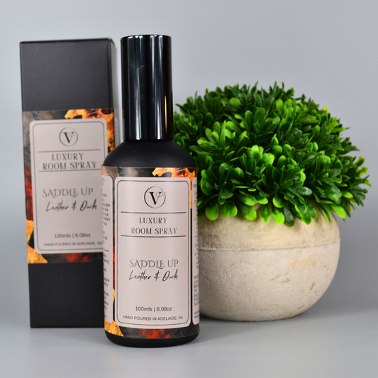 Saddle Up: Leather & Oudh - 100ml Room Spray