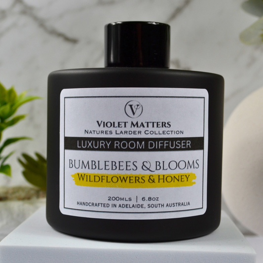 Bumblebees & Blooms 200ml - Wildflowers & Honey Luxury Room Diffuser