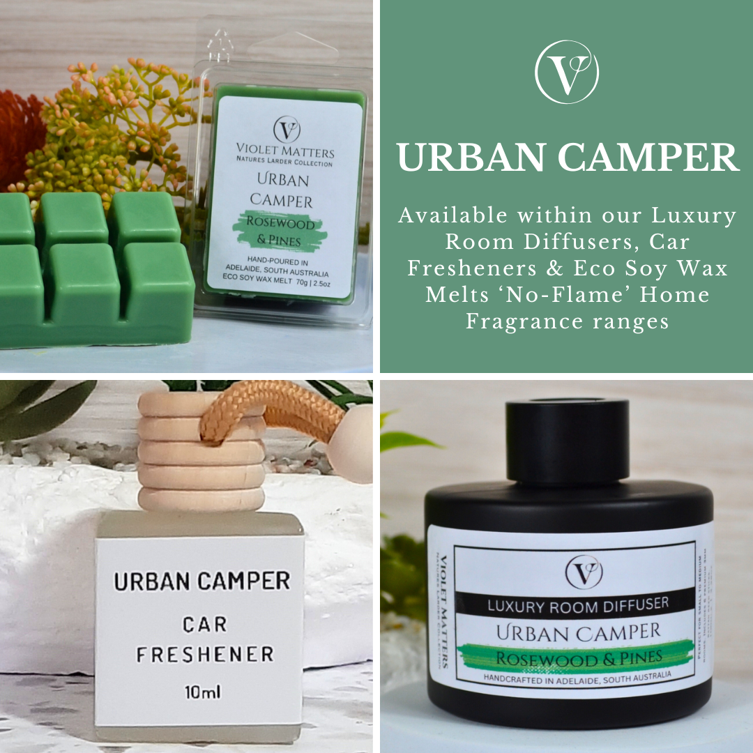 Urban Camper: Rosewood and Pines - 100ml Room Diffuser