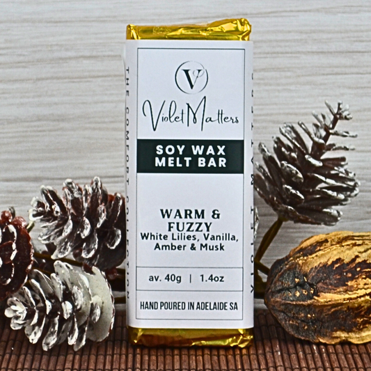Warm & Fuzzy: Baby Powder & Freesia - Eco Soy Wax Melt Bar