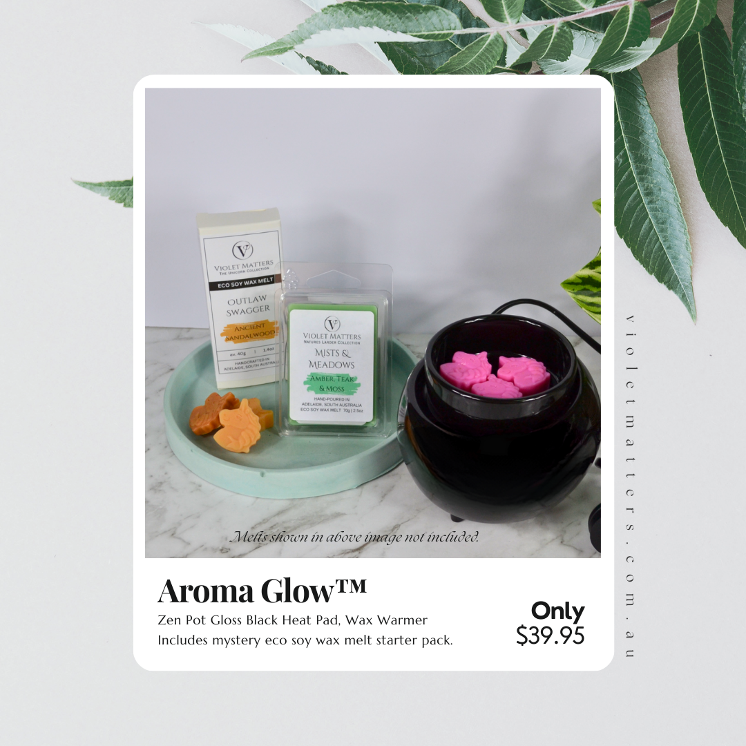 Zen Pot Glose Black - Heat Pad - Aroma Glow™