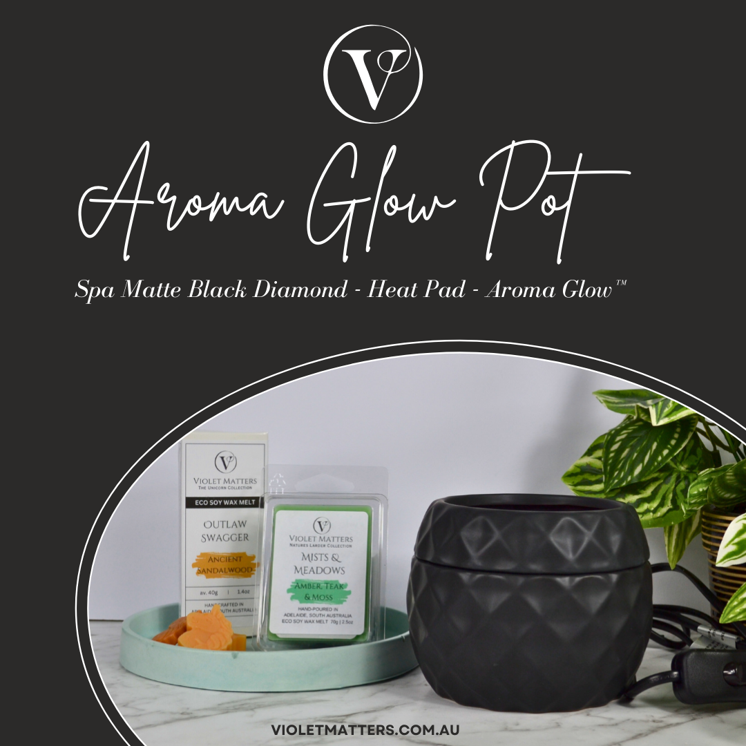 Spa Matte Black Diamond - Heat Pad - Aroma Glow™