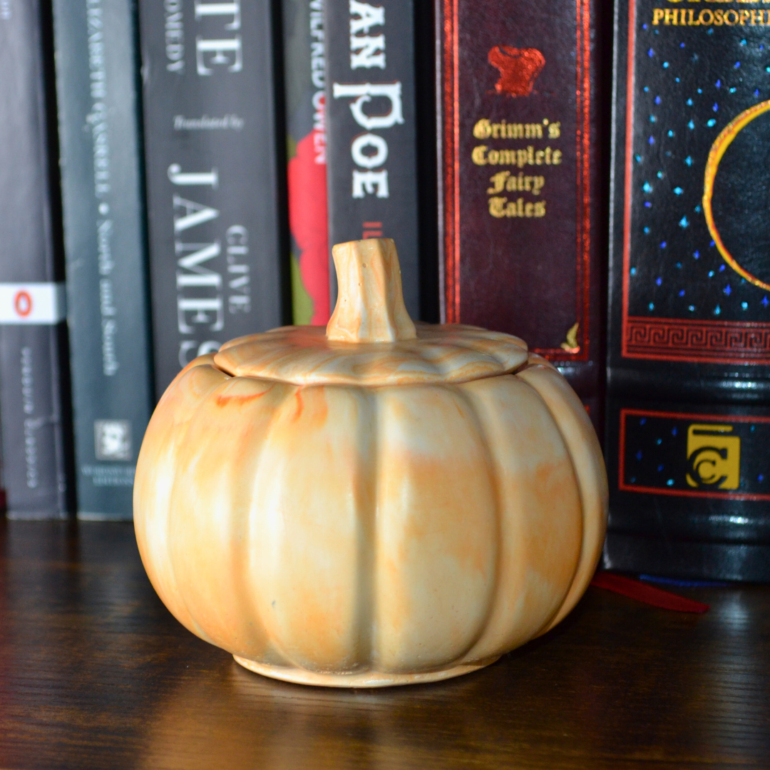 Pumpkin Home Decor: Pumpkin Concrete Jar,