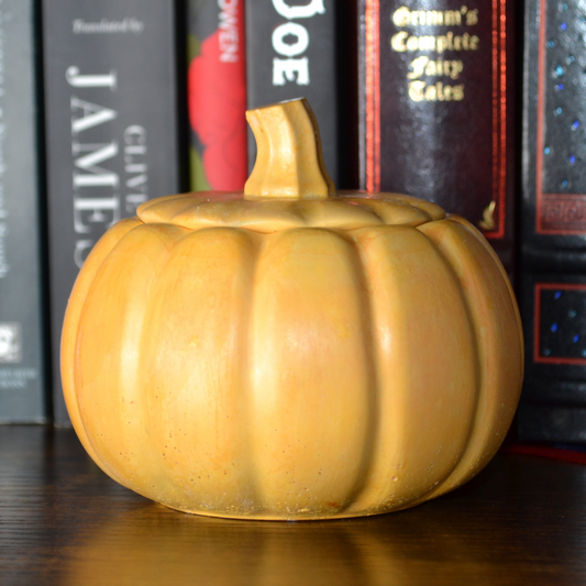 Pumpkin Home Decor: Pumpkin Concrete Jar,