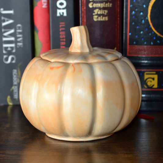 Pumpkin Home Decor: Pumpkin Concrete Jar,