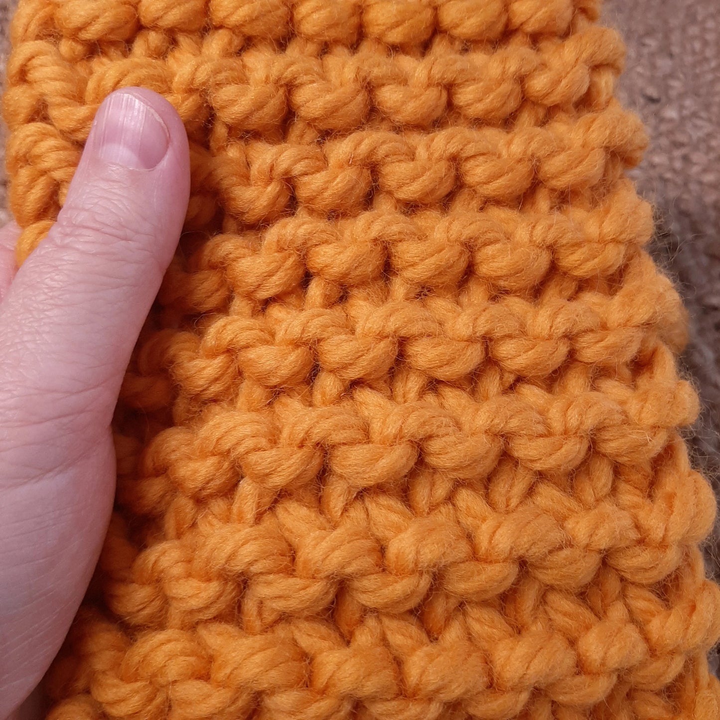 Bold Yellow Chunky Wool Scarf - Winter Essential, Cozy Warmth with a Pop of Color