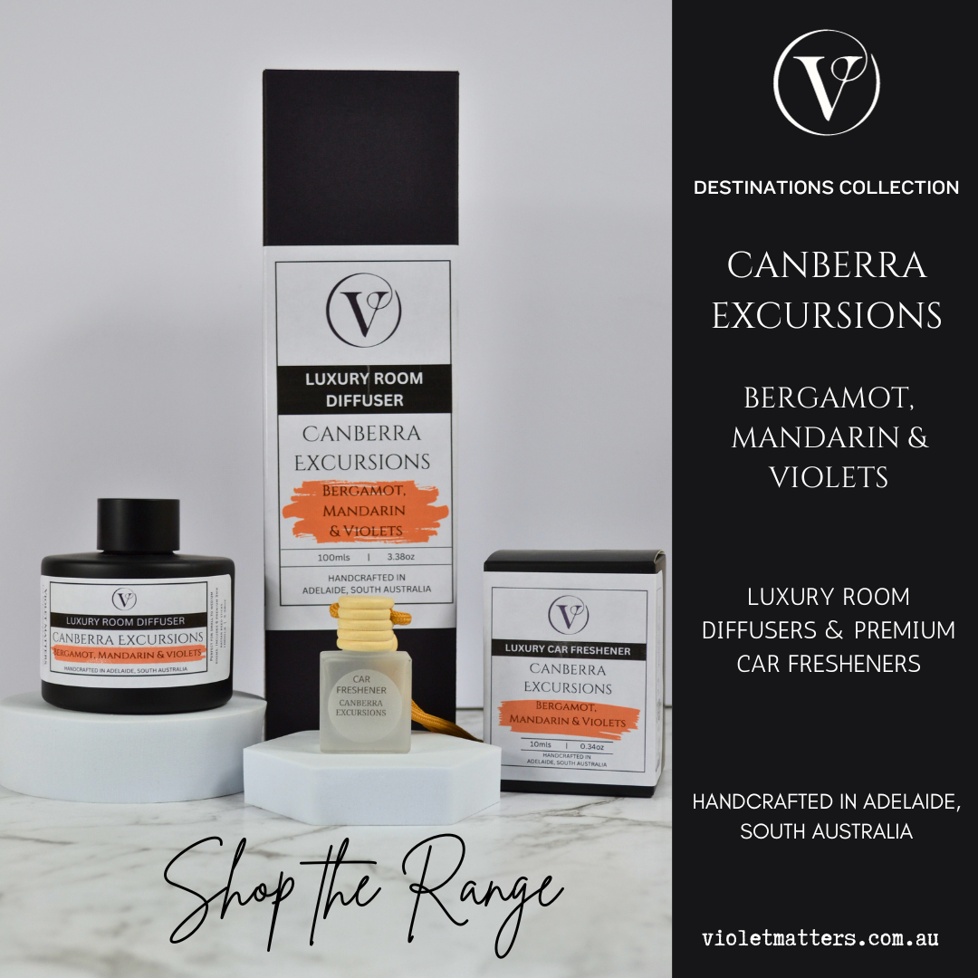 Canberra Excursions - Bergamot, Mandarin & Violets