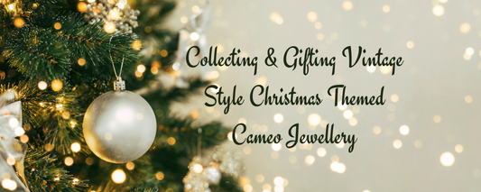 Collecting & Gifting Vintage Style Christmas Themed Cameo Jewellery