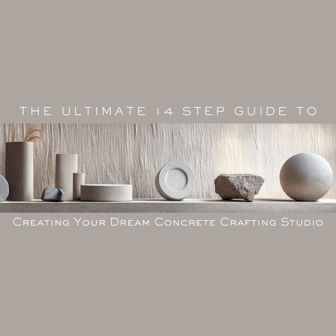 The Ultimate 14 Step Guide to Creating Your Dream Concrete Crafting Studio