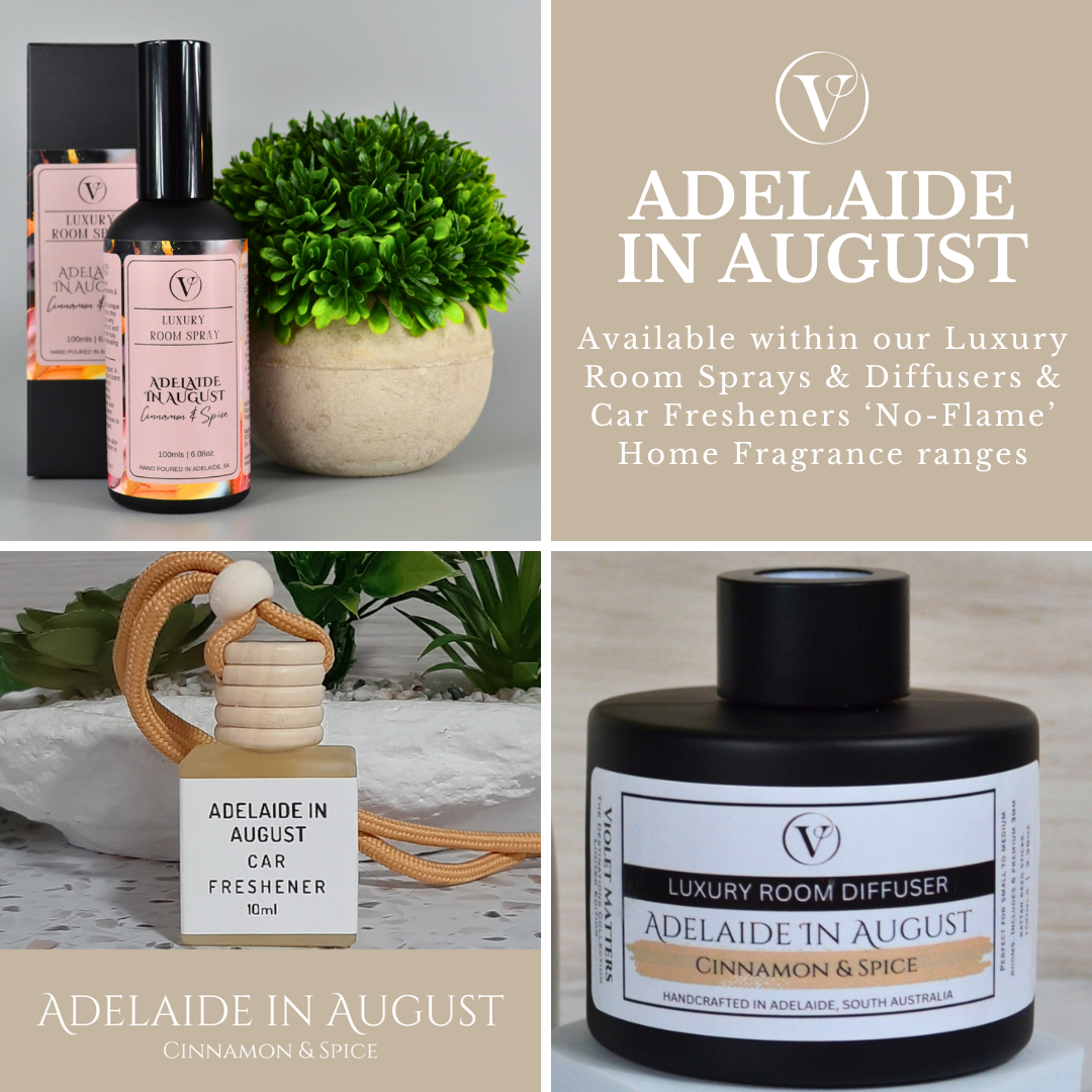 Adelaide in August:  Cinnamon & Spice - 100ml  Room Diffuser