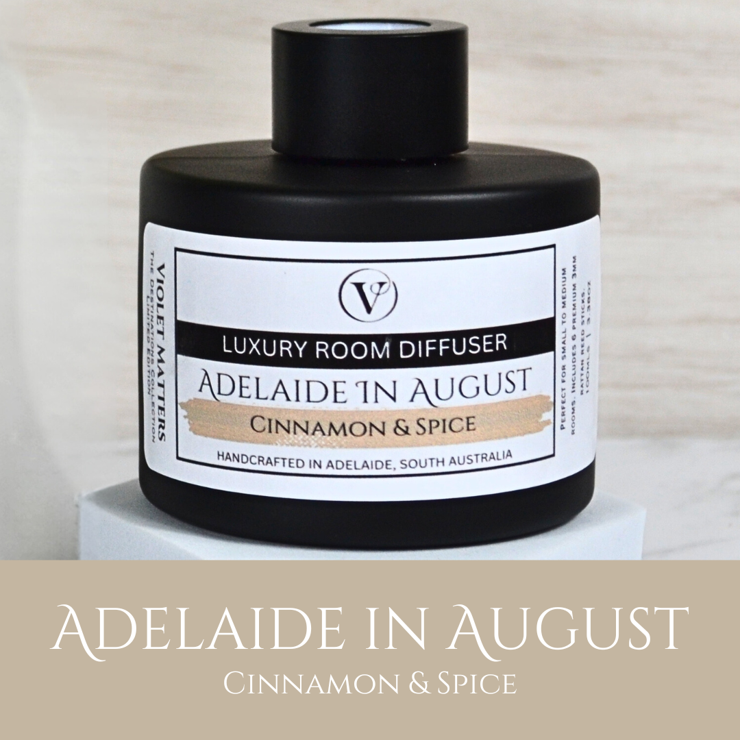 Adelaide in August:  Cinnamon & Spice - 100ml  Room Diffuser