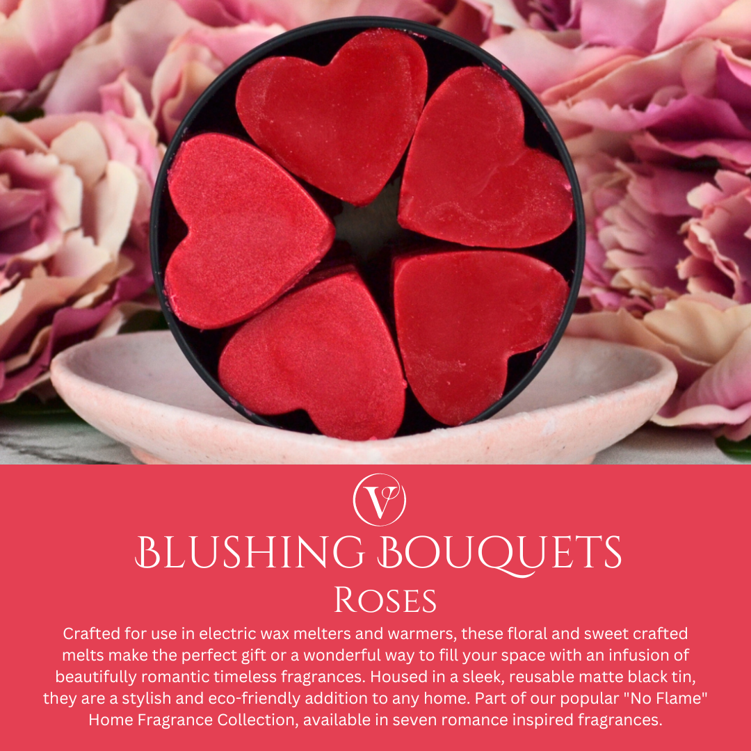 Blushing Bouquets: Roses - Eco Soy Wax Melt Tin