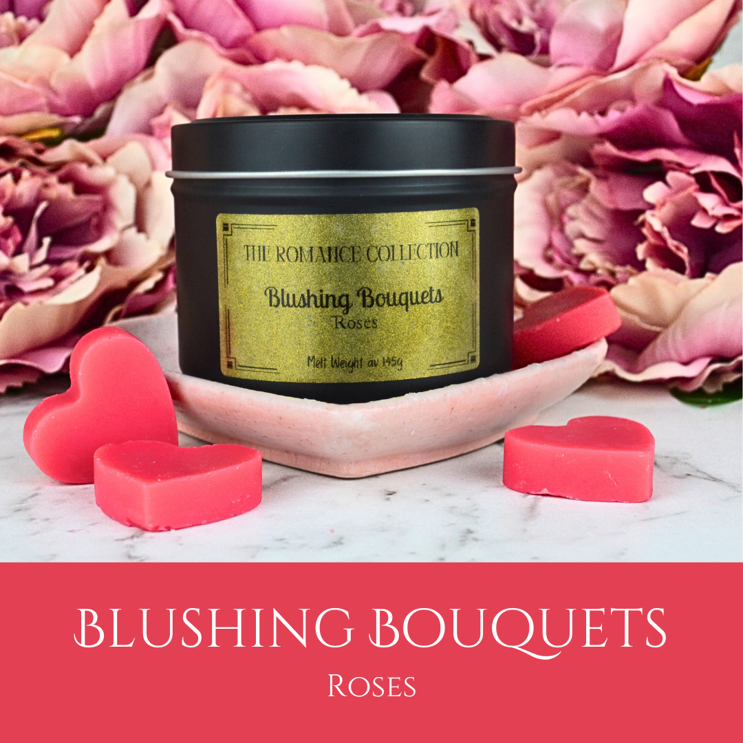 Blushing Bouquets: Roses - Eco Soy Wax Melt Tin