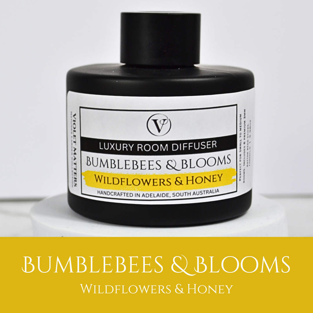 Bumblebees & Blooms:  Wildflowers & Honey - 100ml Room Diffuser