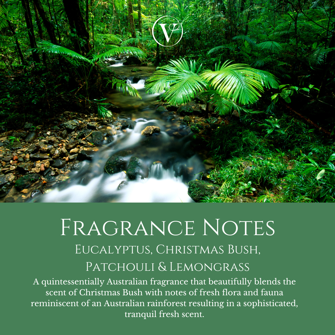 Bushwalks & Billabongs: Eucalyptus, Christmas Bush, Patchouli & Lemongrass - Eco Soy Wax Melt Tin