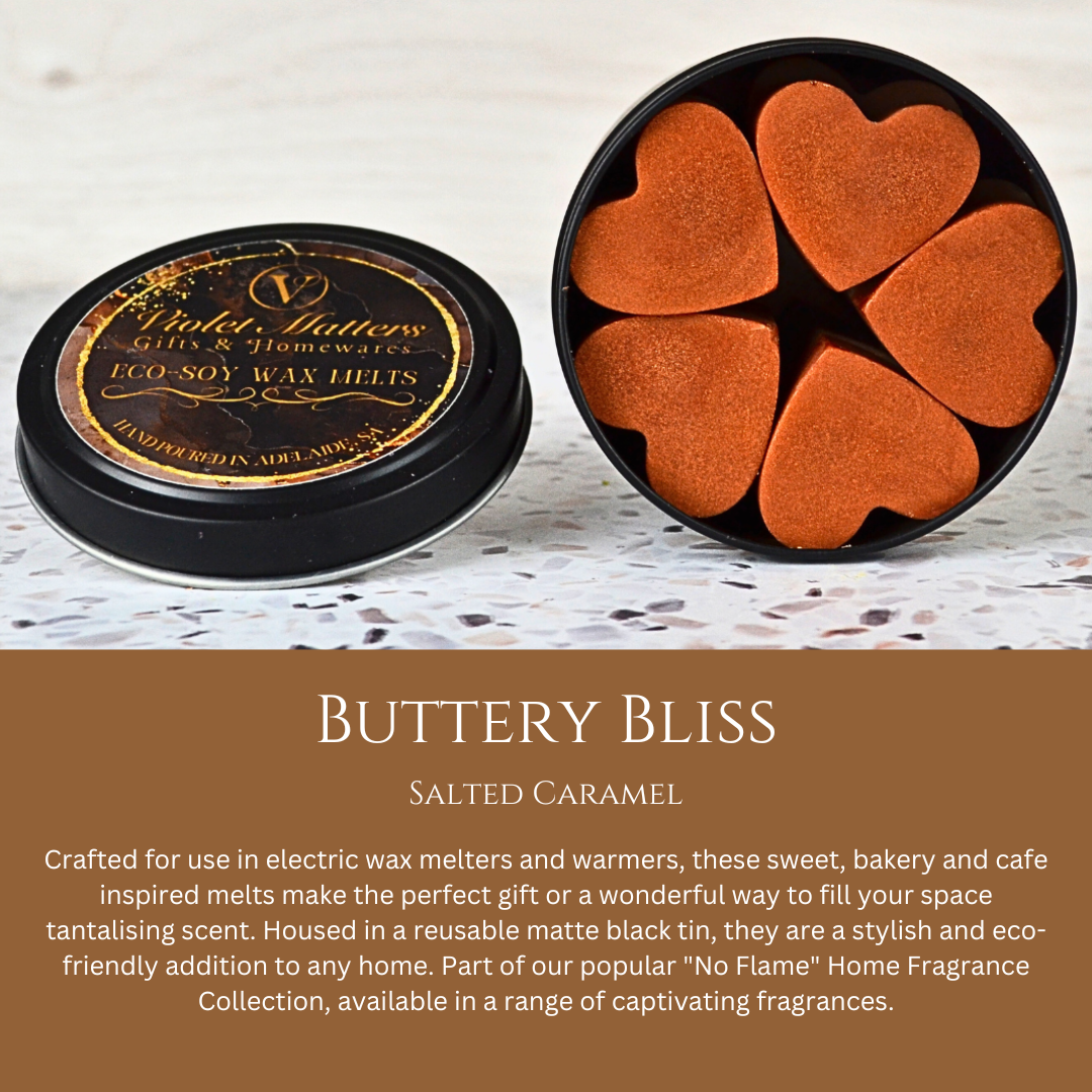 Buttery Bliss: Salted Caramel Icecream - Eco Soy Wax Melt Tin